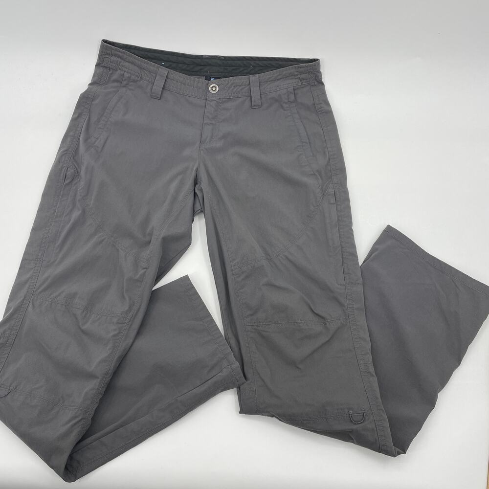 KUHL Spire Roll Up Pant Size 10 Regular Grey Outdoor Hiking Convertible #6279